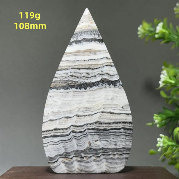 Grey Striped Agate Torch-ToShay.org