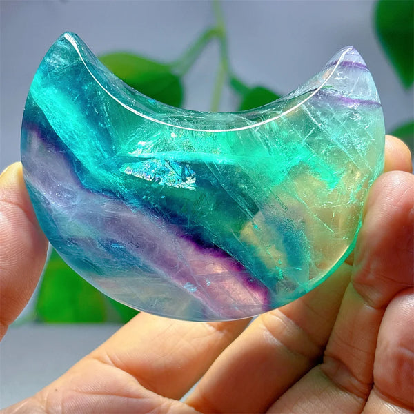 Rainbow Fluorite Moon-ToShay.org