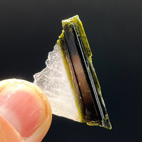 Green Tourmaline Crystal-ToShay.org