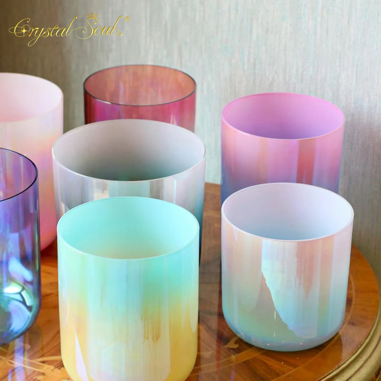 Mixed Crystal Singing Bowls-ToShay.org