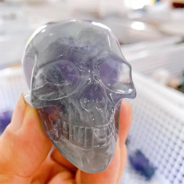 Purple Fluorite Skull-ToShay.org