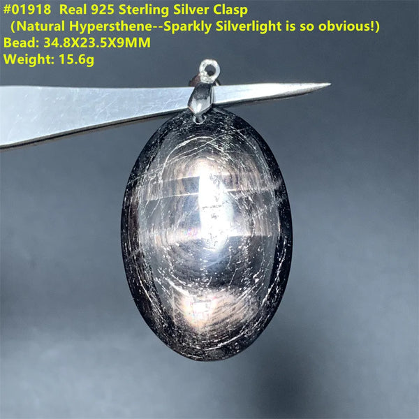 Black Hypersthene Pendant-ToShay.org