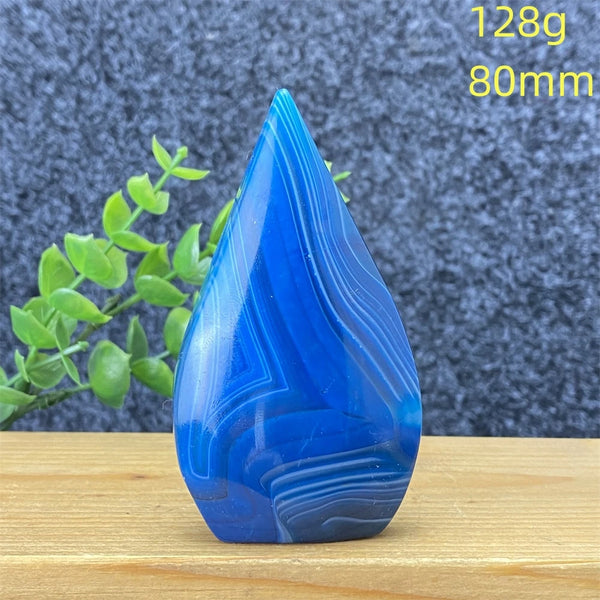 Blue Lace Agate Torch-ToShay.org