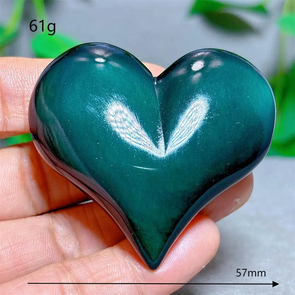 Rainbow Obsidian Heart-ToShay.org