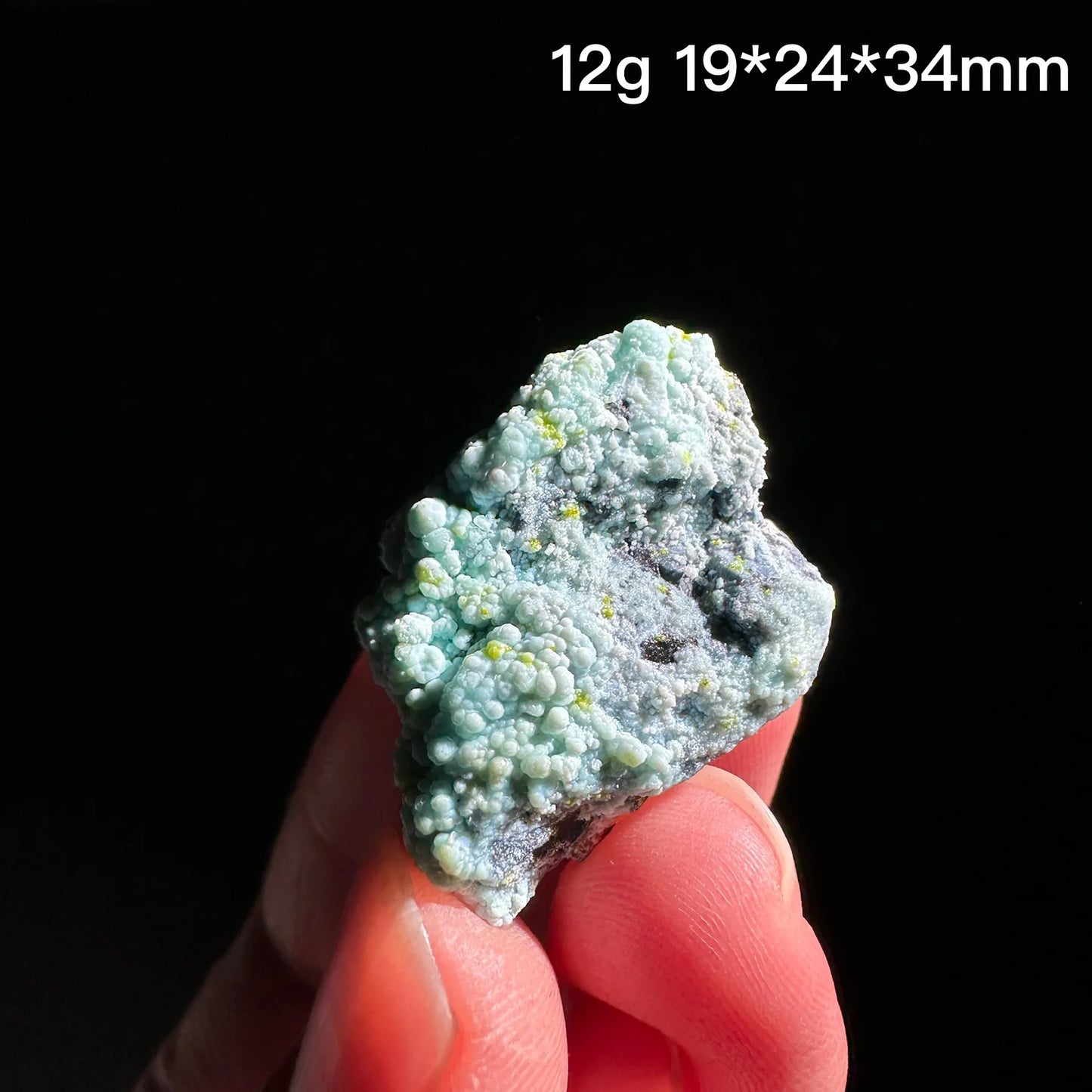 Blue Gibbsite Crystal-ToShay.org