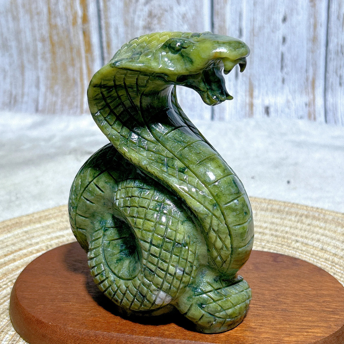 Green Jasper Cobra-ToShay.org