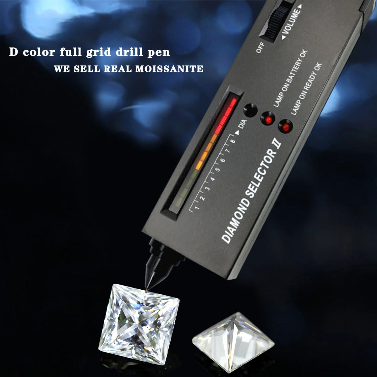 Clear Faceted Diamond-ToShay.org