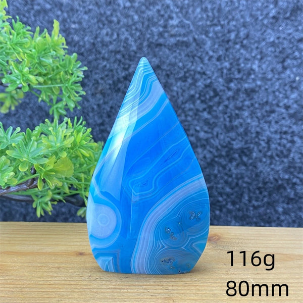Blue Agate Torch-ToShay.org