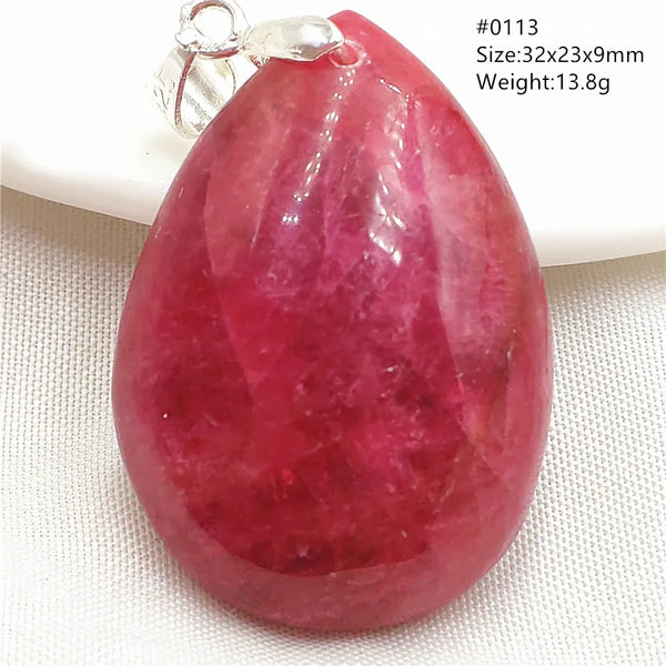 Red Rhodonite Pendant-ToShay.org
