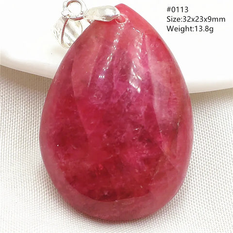 Red Rhodonite Pendant-ToShay.org
