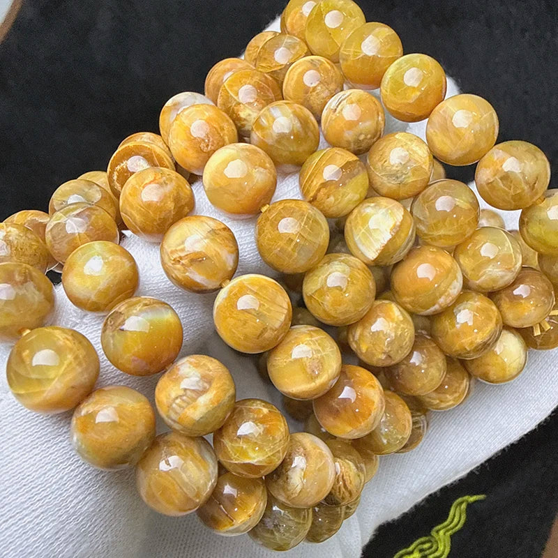 Yellow Prestyle Bead Bracelet-ToShay.org