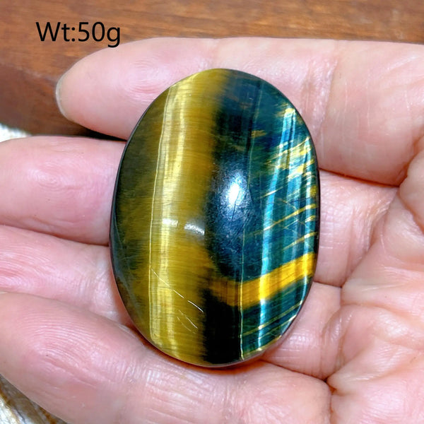 Blue Yellow Tiger Eye Stone-ToShay.org