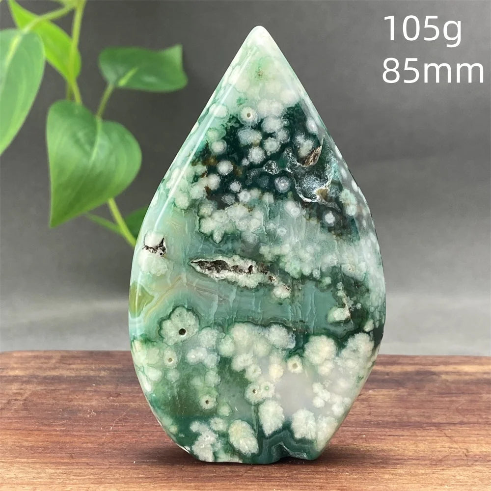 Green Cherry Blossom Agate-ToShay.org