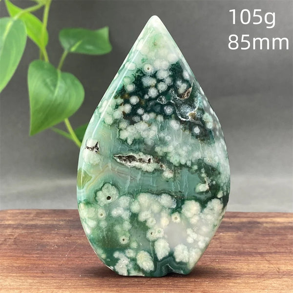 Green Cherry Blossom Agate-ToShay.org
