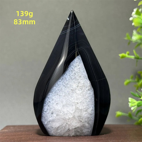 Black Agate Flame-ToShay.org