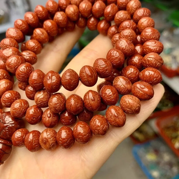 Wood Bodhi Beads Mala-ToShay.org
