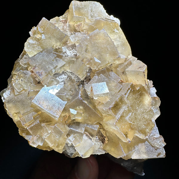 Yellow Fluorite Crystal Mineral-ToShay.org