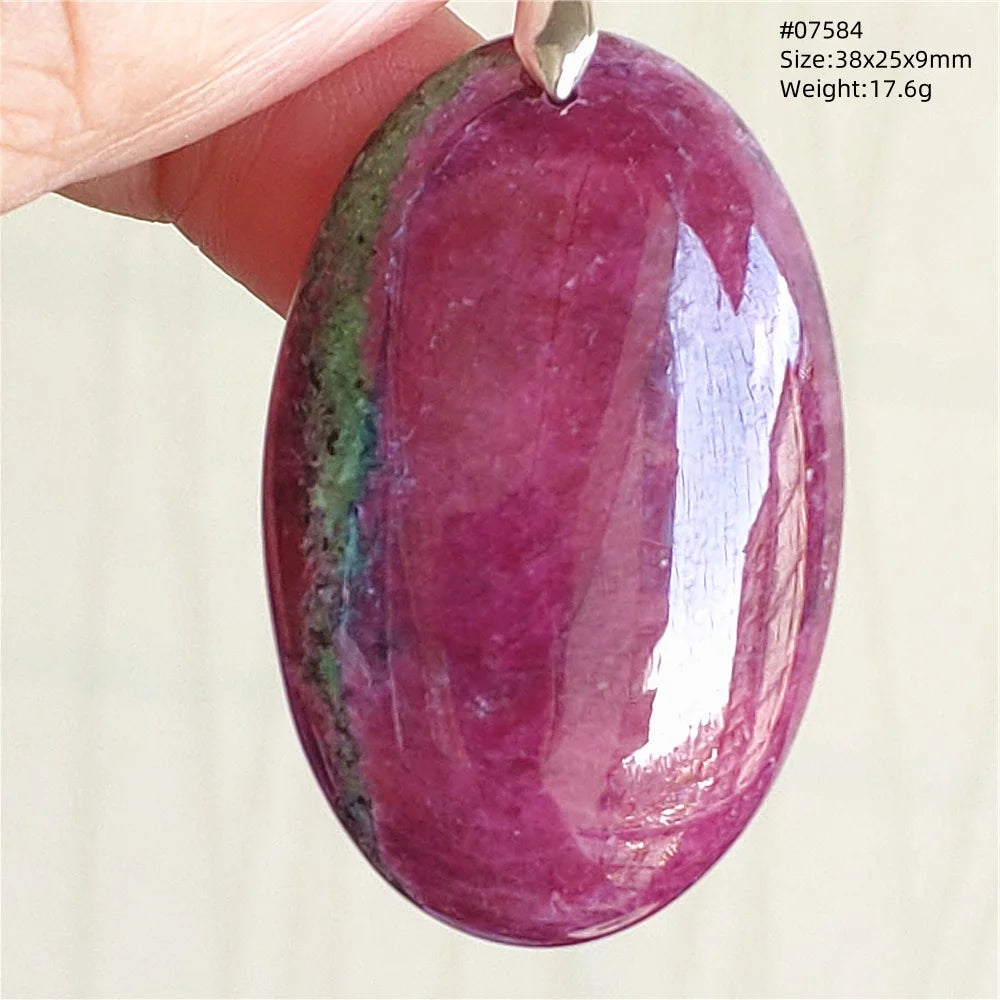 Red Ruby Zoisite Pendant-ToShay.org