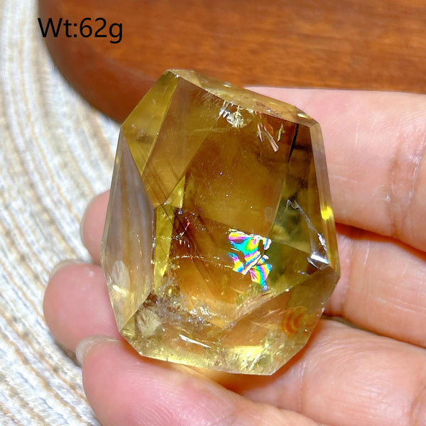 Yellow Smokey Citrine Crystal-ToShay.org