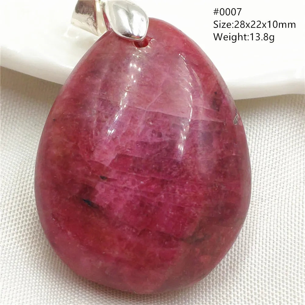 Red Rose Rhodonite Pendant-ToShay.org