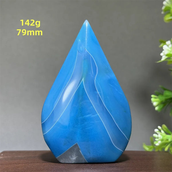 Blue Agate Torch-ToShay.org