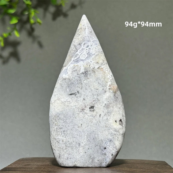 Blue Cherry Agate Torch-ToShay.org