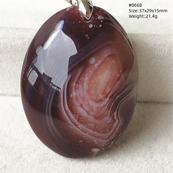 Grey Lace Agate Pendant-ToShay.org