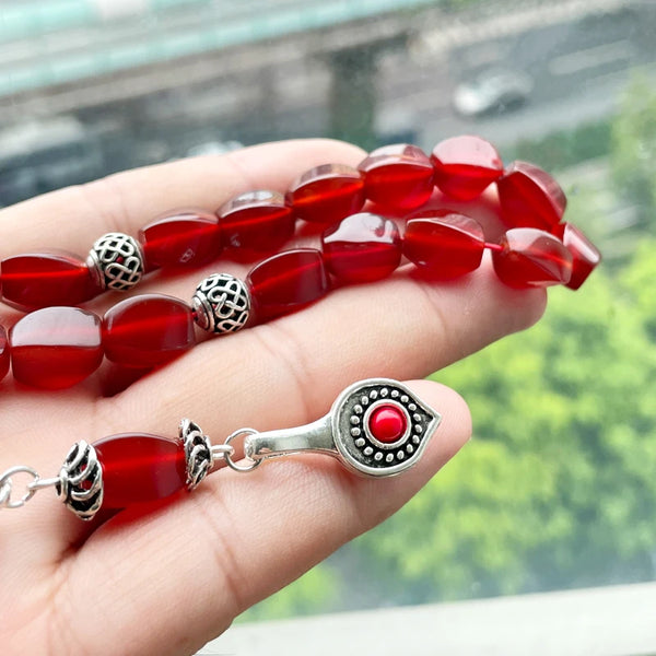 Red Agate Prayer Beads-ToShay.org