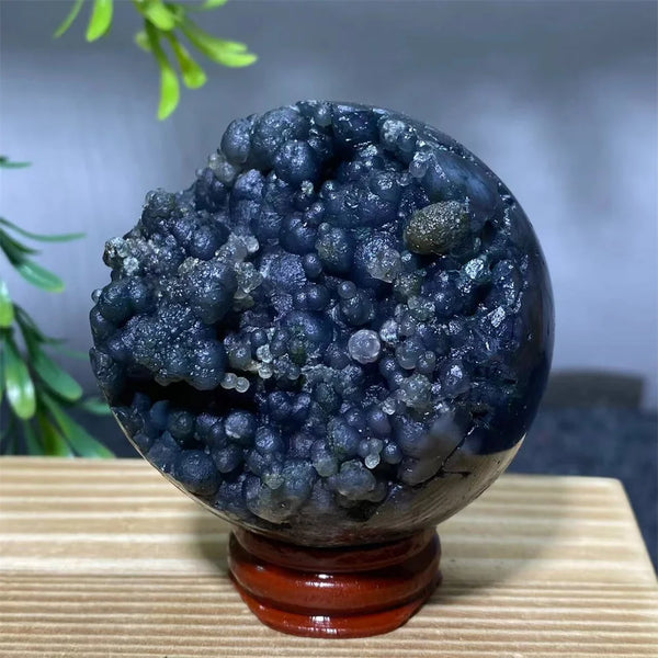 Purple Grape Agate Ball-ToShay.org