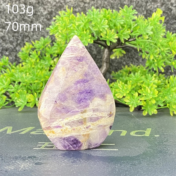 Purple Amethyst Crystal Torch-ToShay.org