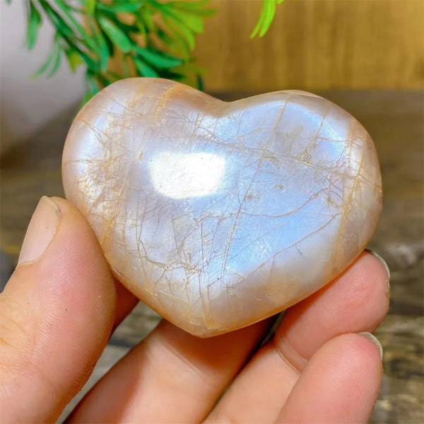 Orange Moonstone Heart-ToShay.org