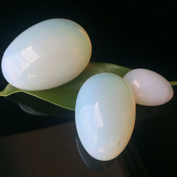 White Opal Crystal Egg-ToShay.org