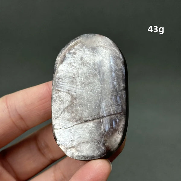 Purple Lepidolite Palm Stone-ToShay.org