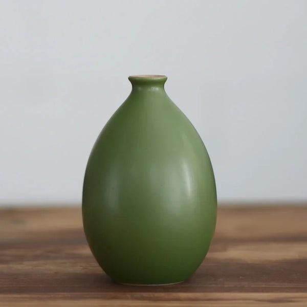 Green Ceramic Vase-ToShay.org