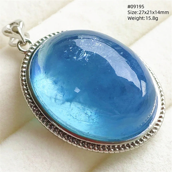 Blue Aquamarine Pendant-ToShay.org