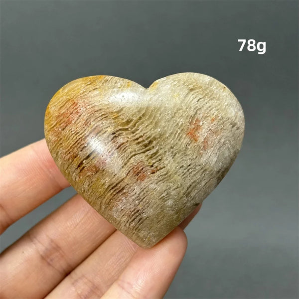 Green Ghost Quartz Heart-ToShay.org