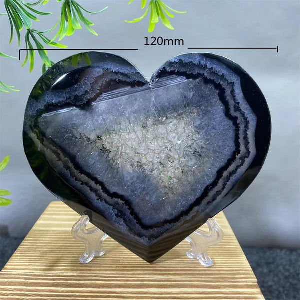 Black Agate Heart-ToShay.org