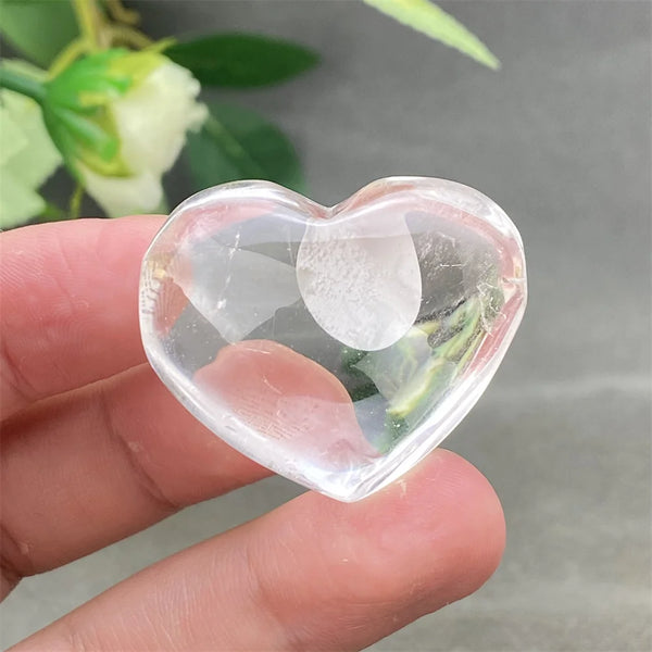 Clear Crystal Heart-ToShay.org