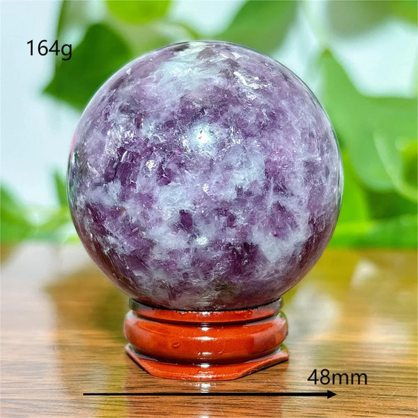Purple Lepidolite Ball-ToShay.org