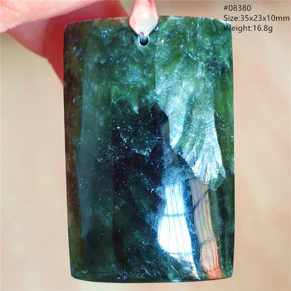 Green Seraphinite Pendant-ToShay.org