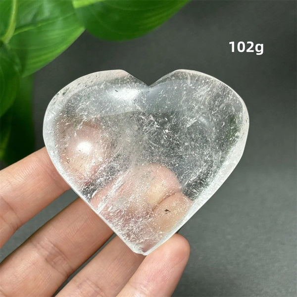 Clear Crystal Heart-ToShay.org