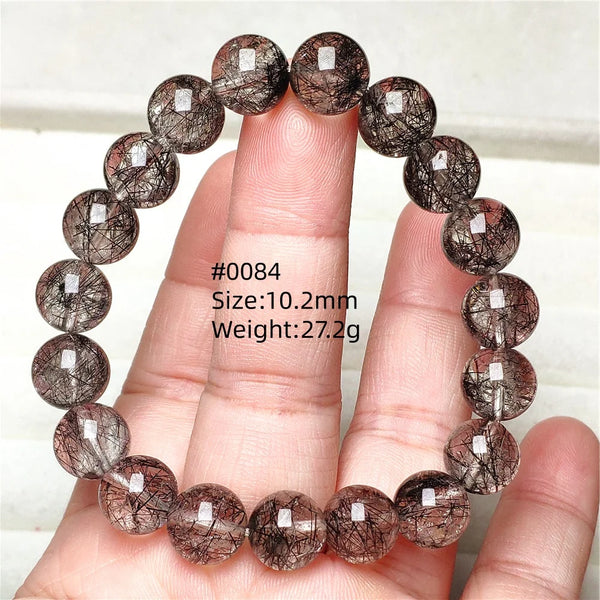 Black Rutilated Quartz Bracelet-ToShay.org