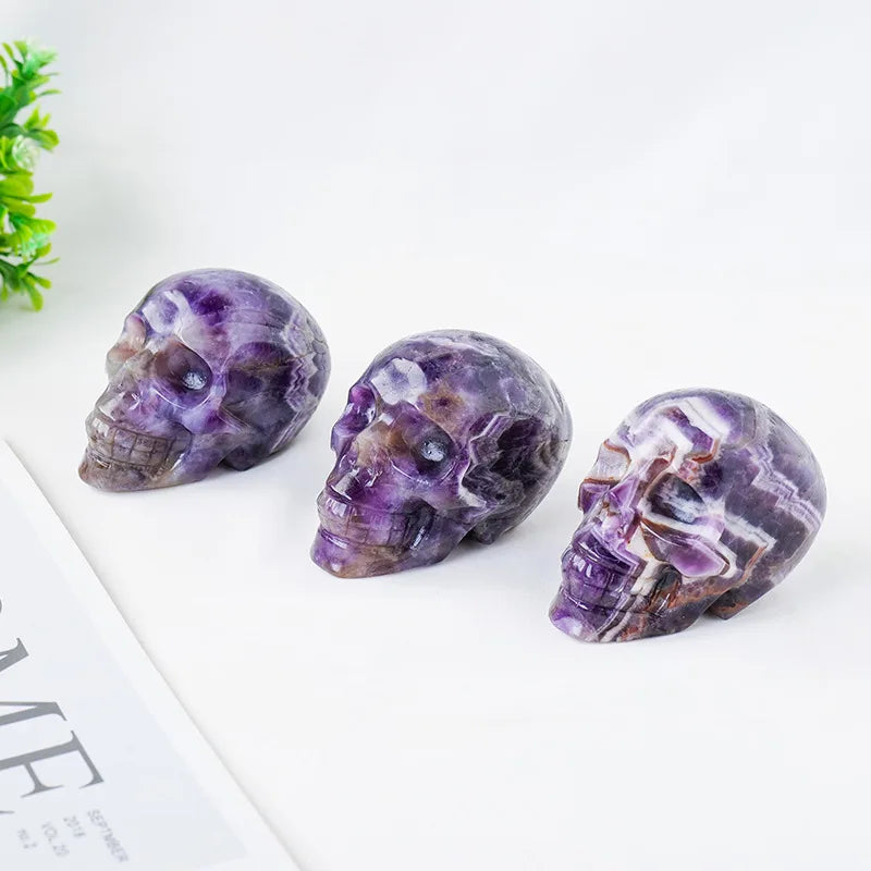 Purple Amethyst Skull-ToShay.org