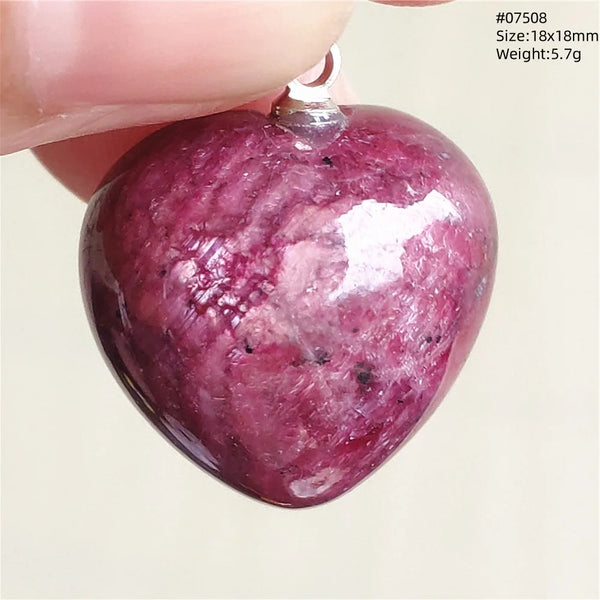 Red Ruby Zoisite Pendant-ToShay.org