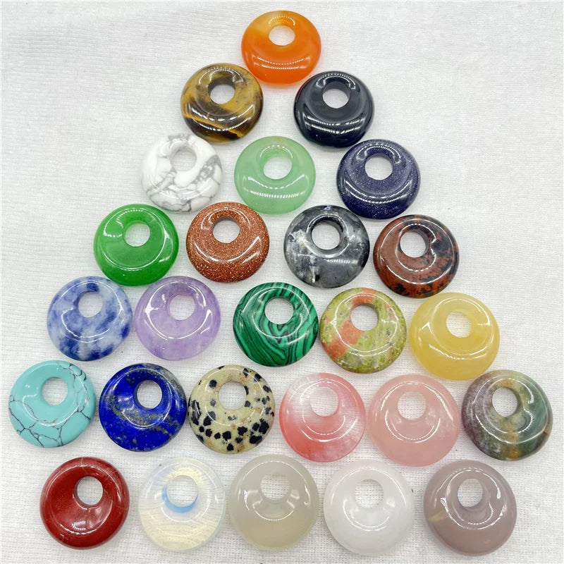 Mixed Crystal Donut Beads-ToShay.org