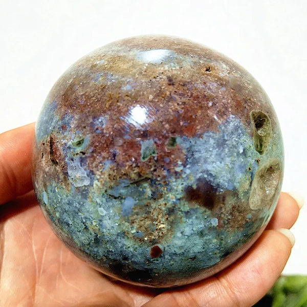 Mixed Ocean Jasper Ball-ToShay.org