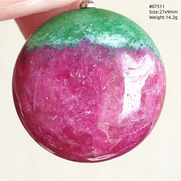 Red Ruby Zoisite Pendant-ToShay.org
