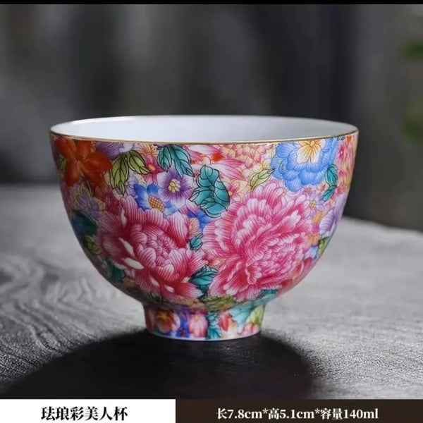 Flower Porcelain Teapot-ToShay.org