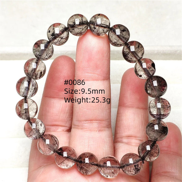 Black Rutilated Quartz Bracelet-ToShay.org