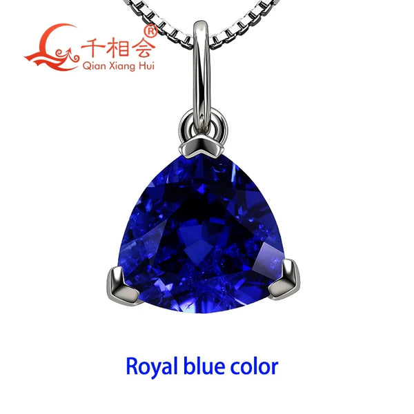 Blue Sapphire Stone Pendant-ToShay.org